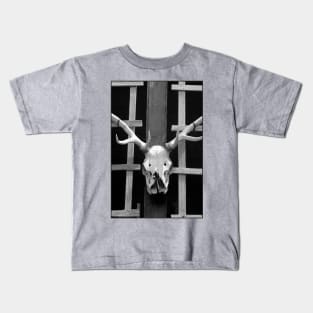 Skull, Madrid, New Mexico Kids T-Shirt